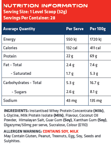 WHEY PROTEIN BLEND - VANILLA SLICE