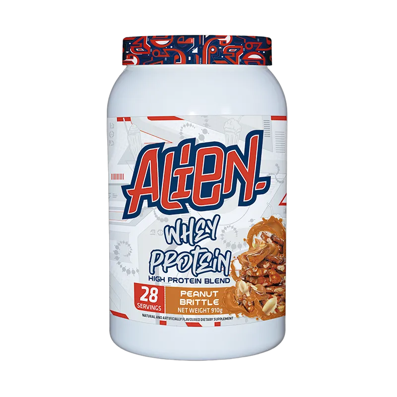 Alien Supps WHEY PROTEIN BLEND - PEANUT BRITTLE